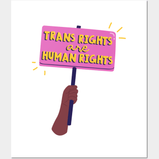 trans rights Posters and Art